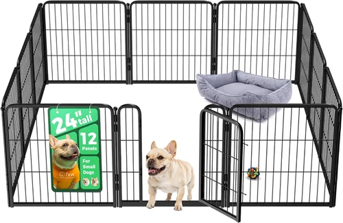 Vista 19 de FXW Homeplus Unleashed Corralito para Perros de Interior - Juego Sin Estrés y Seguro, Resistente de 24 Pulgadas 2 Paneles Corralito para Cachorros