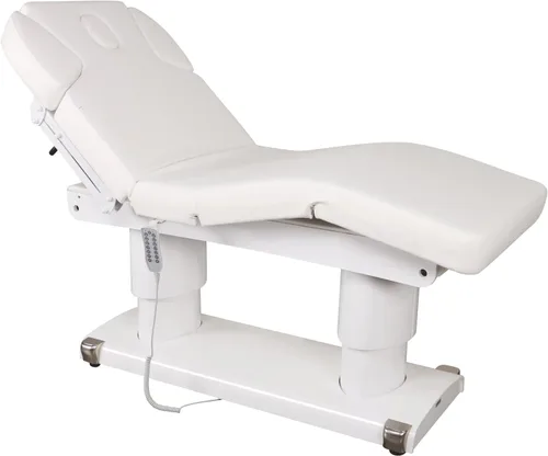 Vista 8 de DERMALOGIC Belvedere - Mesa eléctrica de tratamiento de spa con 4 motores, cama de masaje con base de madera, equipo de masaje de salón de spa