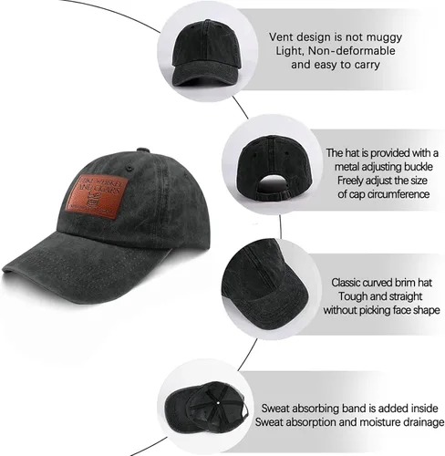 Vista 124 de Philysonic Funny Hat I Like Whisky and Cigars and Maybe 3 People Sombreros para Hombres Gorras de Béisbol Gorras Ajustables