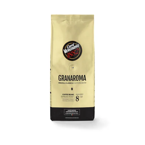 Vista 15 de Caffe Vergnano 1882 Antica Bottega Espresso de grano entero arábica tostado medio – Granos de café italianos chocolate, nueces y notas de caramelo