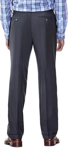 Vista 3 de Haggar Men's Eclo Repreve Stria Pleat Front Dress Pant