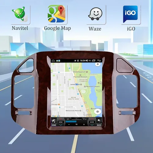 Vista 3 de Radio Android para Mitsubishi Pajero V60 V68 V73 2004-2011 9.7 pulgadas Tesla estilo IPS pantalla táctil estéreo con Bluetooth 5.0 Carplay/Android