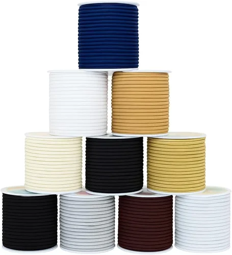 Vista 70 de Mandala Crafts Cordones elásticos de aguamarina de 0.039 in
