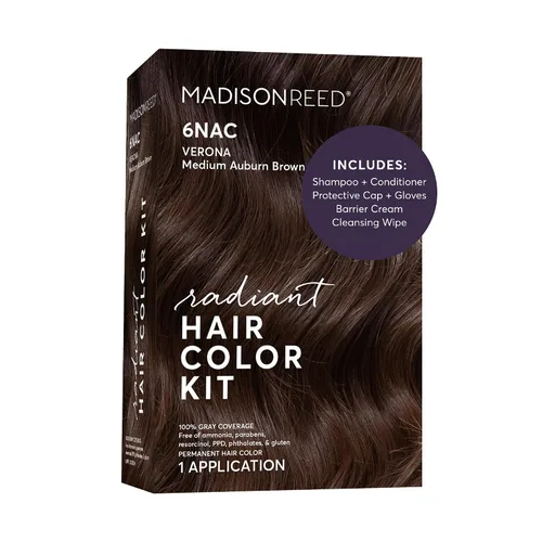Vista 51 de Madison Reed - Kit de tinte radiante para el cabello, tinte permanente para el cabello, 100 % cobertura de canas, sin amoníaco, negro Parma 2.5NNN