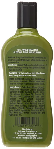 Vista 2 de Hollywood Beauty Aceite de oliva húmedo 12 oz (paquete de 2)