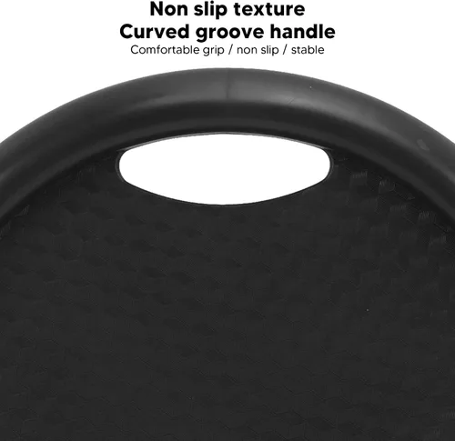 Vista 3 de Tabla de ejercicios abdominales, equipo de entrenamiento abdominal, monopatín unisex para ejercicios abdominales, 4 rodillos de 360 grados, tabla