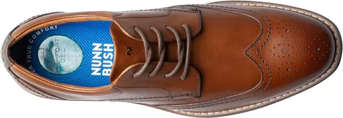 Vista 6 de Nunn Bush Centro Flex Wingtip Oxford para hombre