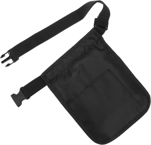 Vista 2 de QWORK Cinturón Organizador Médico, Paquete de 2 Bolsas de Almacenamiento para Enfermeras Bolsa de Cintura Bolsillos para Tijeras Médicas Kit