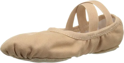 Vista 4 de Bloch Dance Performa - Zapatillas de ballet con suela dividida y lona elástica para hombre Negro