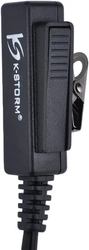 Vista 4 de Covert - Auricular de vigilancia con micrófono compatible con radio bidireccional Kenwood de 2 pines