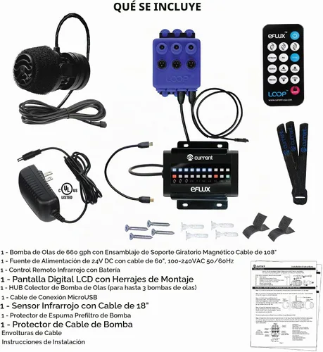 Vista 2 de Current USA eFlux kit de bomba generadora de olas