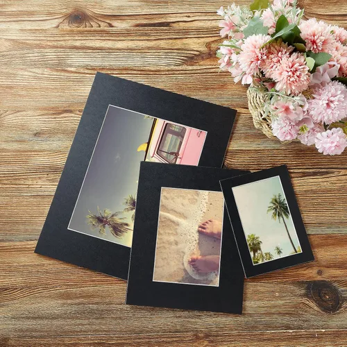 Vista 6 de Jetec 12 Juegos de Kits de Tapetes Antiácidos para Marcos de Fotos con Tapetes de Respaldo Precortados y Tablero de Marco de Fotos con Corte