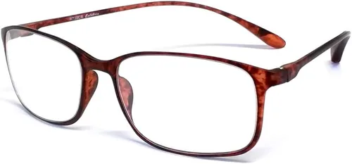 Vista 4 de Calabria 720 Flexie - Gafas de lectura redondas cuadradas para hombres/mujeres, flexibles, con marco TR-90 Ebany