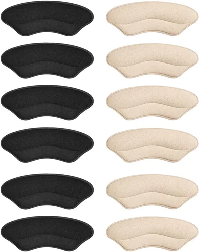 Vista 7 de Almohadillas de talón para zapatos que son demasiado grandes, inserciones de talón para mujeres, agarres de talón para zapatos de mujer, protectores
