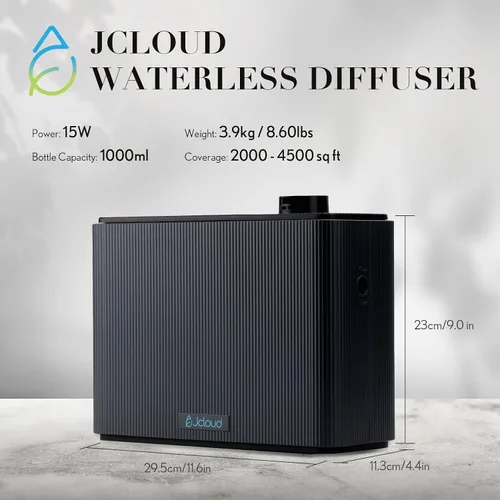 Vista 6 de JCLOUD Máquina de Aire con Aroma Inteligente 1000ML, Difusor de Aroma para Hoteles Cubre hasta 4500 Pies Cuadrados, Difusor de Aire Frío Sin Agua