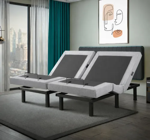 Vista 25 de Irvine Home Collection Base de cama ajustable de tamaño individual XL, características cargadas, gravedad cero, sin ronquidos, posiciones de memoria