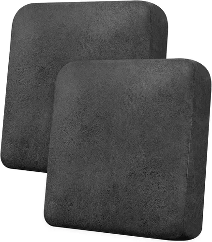 Vista 9 de Funda de cojín para sofá con aspecto de cuero, 1 unidad, elástica, para sala de estar, funda de cojín individual para sofá, protector de asiento