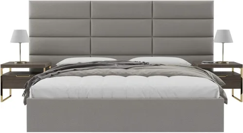 Vista 91 de Vänt - Paneles tapizados de cabecera para montar en la pared, diseño Elizabeth, 120 x 46 pulgadas, configuración de 16 paneles individuales