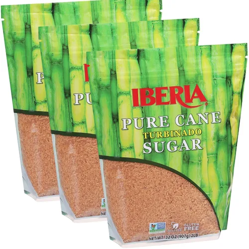 Vista 7 de Iberia Pure Cane Turbinado - Azúcar crudo, 32 onzas