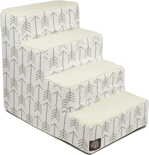 Vista 43 de Majestic Pet - Escaleras portátiles para mascotas suave escalón de espuma de sherpa escalones para perros y gatos rampa para cachorros