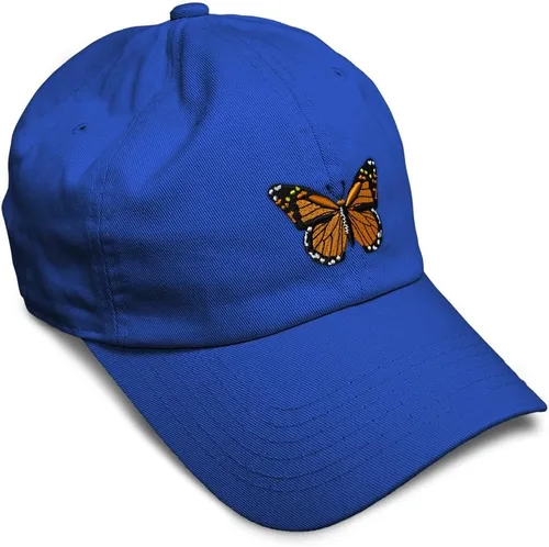 Vista 15 de Gorra de béisbol suave con diseño de mariposa monarca, con insectos, bordado de mariposa, de algodón, para hombres y mujeres