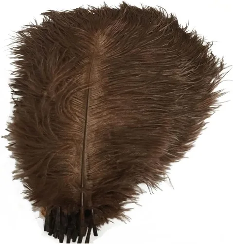 Vista 21 de MELADY® Paquete de 50 plumas de avestruz naturales de 12-14 pulgadas (11.8-13.8 in) para decoración del hogar, boda, fiesta (negro)