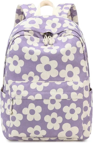 Vista 39 de LOIDOU Mochila para adolescentes y niñas, mochila escolar con lonchera y estuche para lápices, juego de bolsas escolares 3 en 1