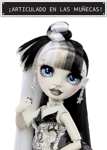 Vista 2 de Muñeca Shadow High Edición Limitada, Heather Grayson – Muñeca de moda de pelo blanco y negro de 11 pulgadas, trajes de diseñador premium para niños