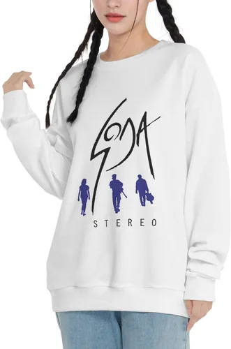 Vista 2 de Soda - Sudaderas estéreo unisex de ajuste holgado, suaves, duraderas, de manga larga, para jóvenes y adultos