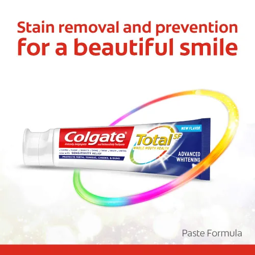 Vista 4 de Colgate. Pasta de dientes Total Whitening.