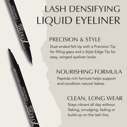Vista 3 de Xtreme Lashes Delineador líquido densificador de pestañas, negro clásico
