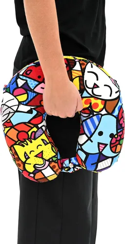 Vista 7 de Britto Romero Travel Neck Pillow - Mejores amigos