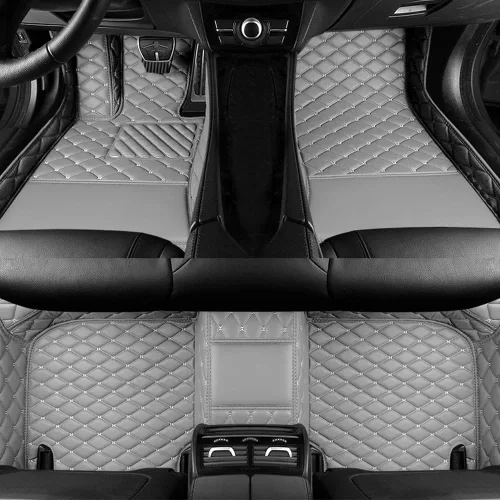 Vista 22 de Tapete para Auto Adecuado para el 99% de Sedanes, Coches Deportivos, Tapetes de Coche Personalizados de Lujo para SUV, Mujeres, Tapetes Automotrices