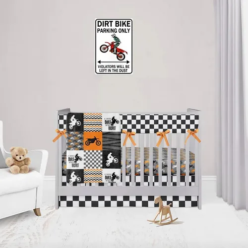 Vista 5 de Smilelife Accesorios para Moto de Tierra para Niños Regalos de Motocross Graciosos Letrero Vintage de Estaño para Parqueo Solo de Motos Sucias