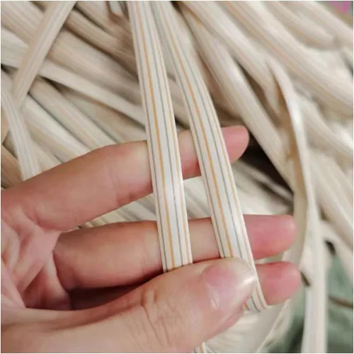 Vista 21 de Ratán plástico sintético, cuatro líneas que tejen material de ratán de plástico, material de reparación de mimbre, kit de reparación de muebles