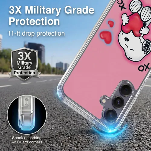 Vista 404 de Head Case Designs Officially Licensed Peanuts Beach Surf Snoopy Boardwalk Airbrush Gel Case [Military Grade Protection] Compatible with Google Pixel