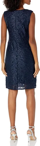 Vista 6 de R&M Richards Vestido corto de encaje para madre de la novia con chaqueta para mujer