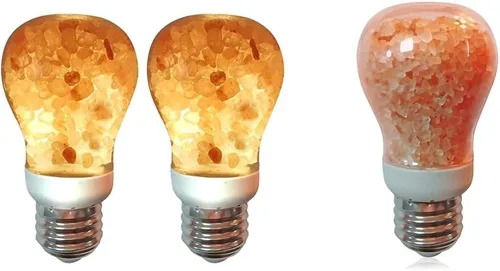 Vista 12 de Himalayan Glow - Foco LED equivalente a 60 W, lámpara de sal de 1 unidad, regulable, se adapta a la mayoría de lámparas de sal, ambiente cálido