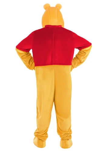 Vista 2 de Disfraz Deluxe de Winnie the Pooh talla plus para adulto de Disney Multicolor