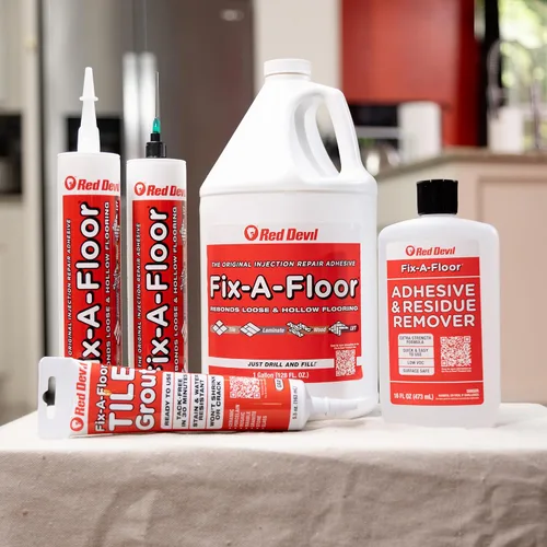Vista 10 de Adhesivo para reparación de azulejos Fix-A-Floor – Adhesivo de fuerza extra para azulejos, mármol, piedra, madera – Fácil reparación DIY