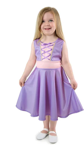 Vista 6 de Little Adventures Rapunzel - Vestido de princesa para girar