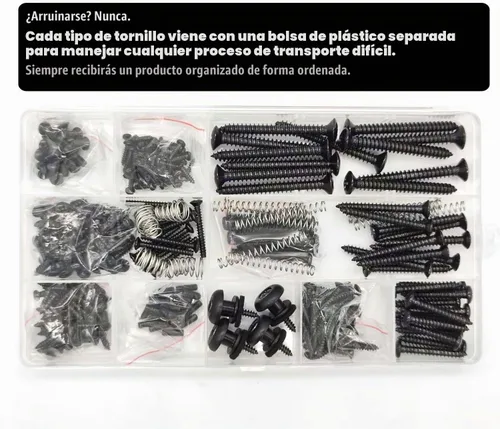 Vista 5 de Kit de tornillos de guitarra Vencetmat de acero inoxidable 304, piezas de luthier para Tele/Strat/SQ, interruptor, afinador, cabeza de máquina Negro