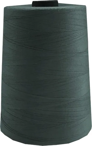 Vista 6 de Hilo de coser multiusos TEX 40 100% algodón orgánico, carrete de 1,640.4 ft, color camello
