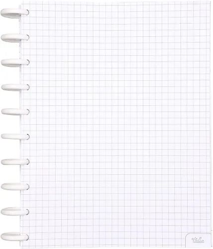 Vista 2 de Talia Discbound - Recambios para cuaderno, Páginas de cuadrícula