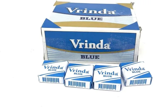 Vista 3 de Vrinda Cuadrados azules Caja de 48