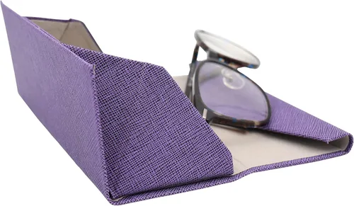 Vista 200 de Real Sic Funda para lentes de sol para hombres y mujeres, soporte magnético plegable para lentes de sol, inspirado en el color sólido