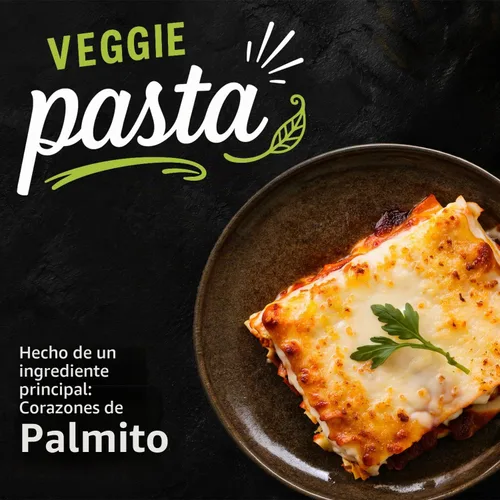 Vista 4 de Palmini - Lasaña baja en carbohidratos, 0.14 oz de carbohidratos, (12 onzas - Paquete de 1)