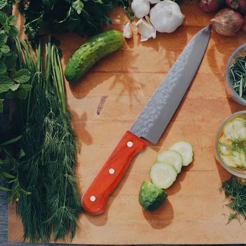 Vista 3 de Hemoton Mango de madera, 2 juegos de mango de cocina, herramienta multifunción, cortador de cocina, cortador de repuesto, agarre universal