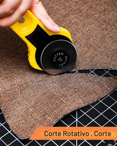 Vista 6 de Alfombrilla de corte autorreparable de 9 x 12 pulgadas, alfombrilla de costura giratoria Idemeet para manualidades, protector de mesa de hoja de 5