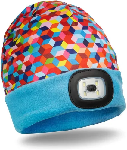 Vista 16 de Gone For a Run Gorros y diademas reversibles con forro polar LED para correr 3 modos de luz